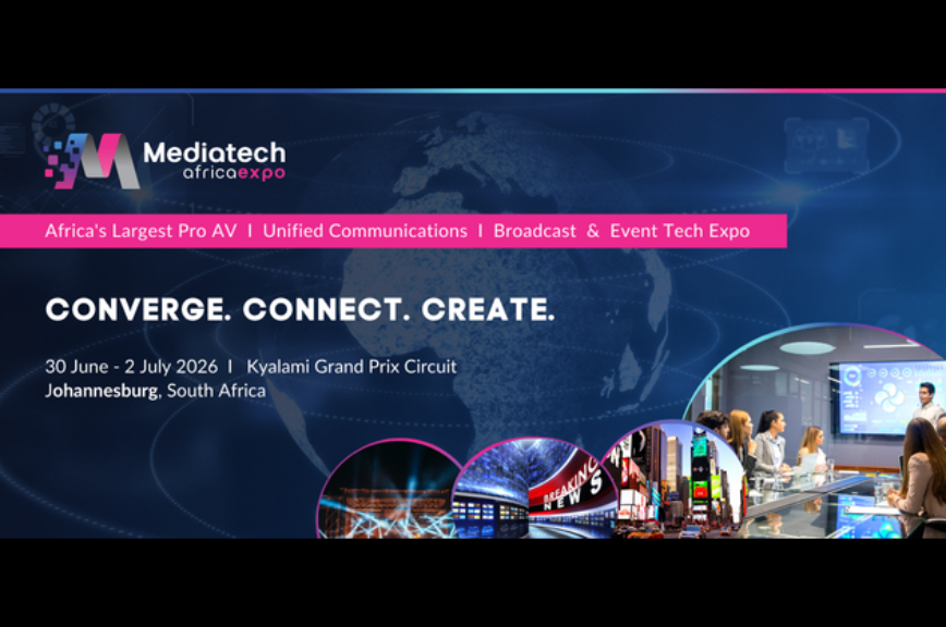 Discover our latest solutions in IP, streaming, recording, & live production at Mediatech Africa Expo, Hall 1 - A07